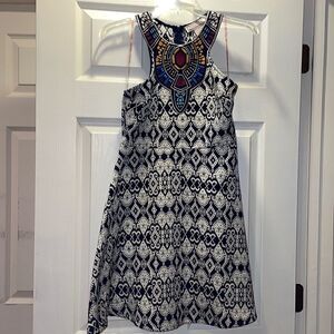 ✨Flying Tomato Navy & White Dress w/ embroidery